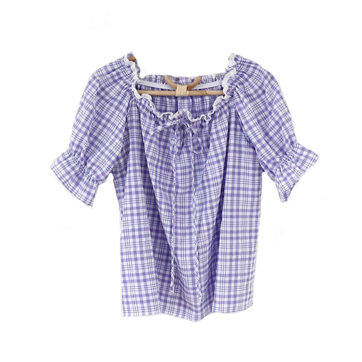 Short Sleeve Plaid Shirt