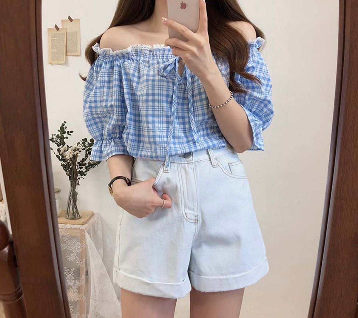 Short Sleeve Plaid Shirt