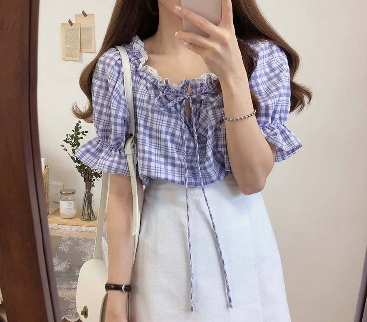 Short Sleeve Plaid Shirt